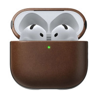 Чохол Nomad Modern Leather Brown для Airpods 4th Gen (NM014599858)