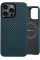 Чохол-накладка Pitaka MagEZ Case 4 Twill 1500D Black/Blue для iPhone 15 Pro Max - 2 - 0