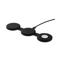 Бездротова зарядка Satechi OntheGo 3‑в‑1 Black (ST‑QTG31K)