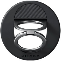 Магнитное кольцо-подставка Pitaka MagEZ Grip 3 Twill 600D Black/Grey (MGB2402)