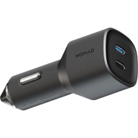 Nomad Dual Port USB-C 70W Car Charger Black