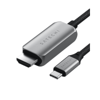 Кабель Satechi USB-C to HDMI 2.1 8K Cable Space Gray (1.8 m) ST-YH8KCM