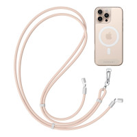 Ремінець-кабель Satechi On-the-Go USB-C 60W Desert Rose (1.5 м) (ST-LOTGLR)