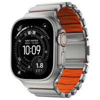 Ремешок Nomad Stratos Band для Apple Watch 46/49 Natural Hardware Ultra Orange