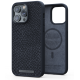 Чохол-накладка Njord Salmon Leather MagSafe Case Black для iPhone 14 Pro Max (NA44SL00)