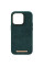 Чохол-накладка Njord Salmon Leather MagSafe Case Green для iPhone 14 Pro Max (NA44SL02)
