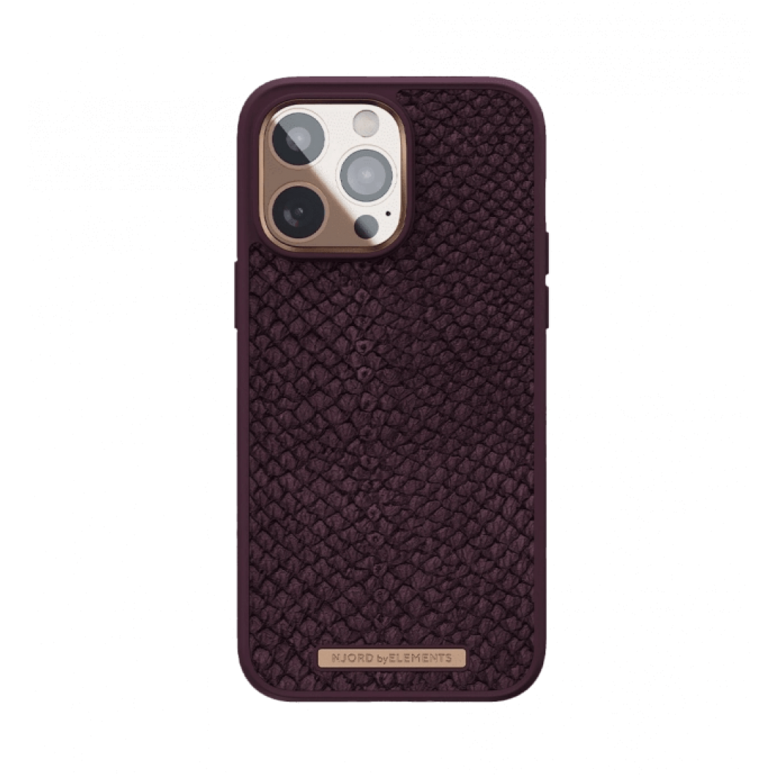 Чохол-накладка Njord Salmon Leather MagSafe Case Rust для iPhone 14 Pro Max (NA44SL03)