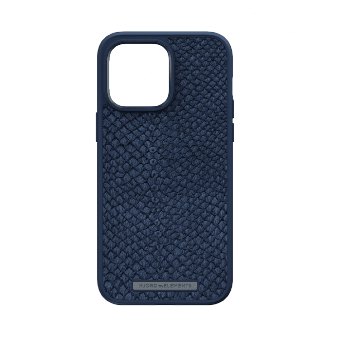 Чохол-накладка Njord Salmon Leather MagSafe Case Blue для iPhone 14 Pro (NA43SL01)