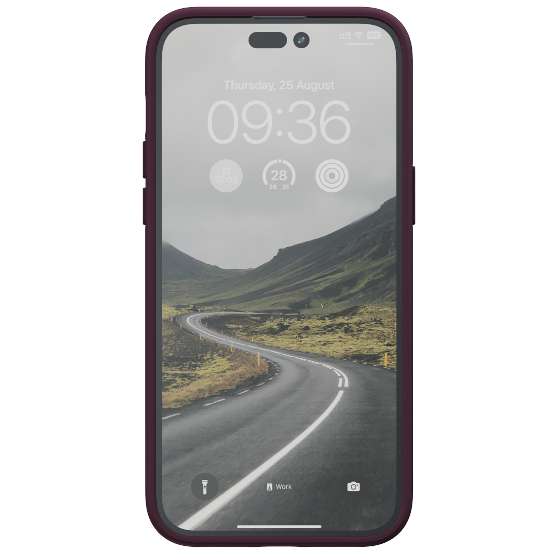 Чохол-накладка Njord Salmon Leather MagSafe Case Rust для iPhone 14 Pro (NA43SL03)