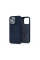 Чохол-накладка Njord Salmon Leather MagSafe Case Blue для iPhone 15 Pro Max (NA54SL01)