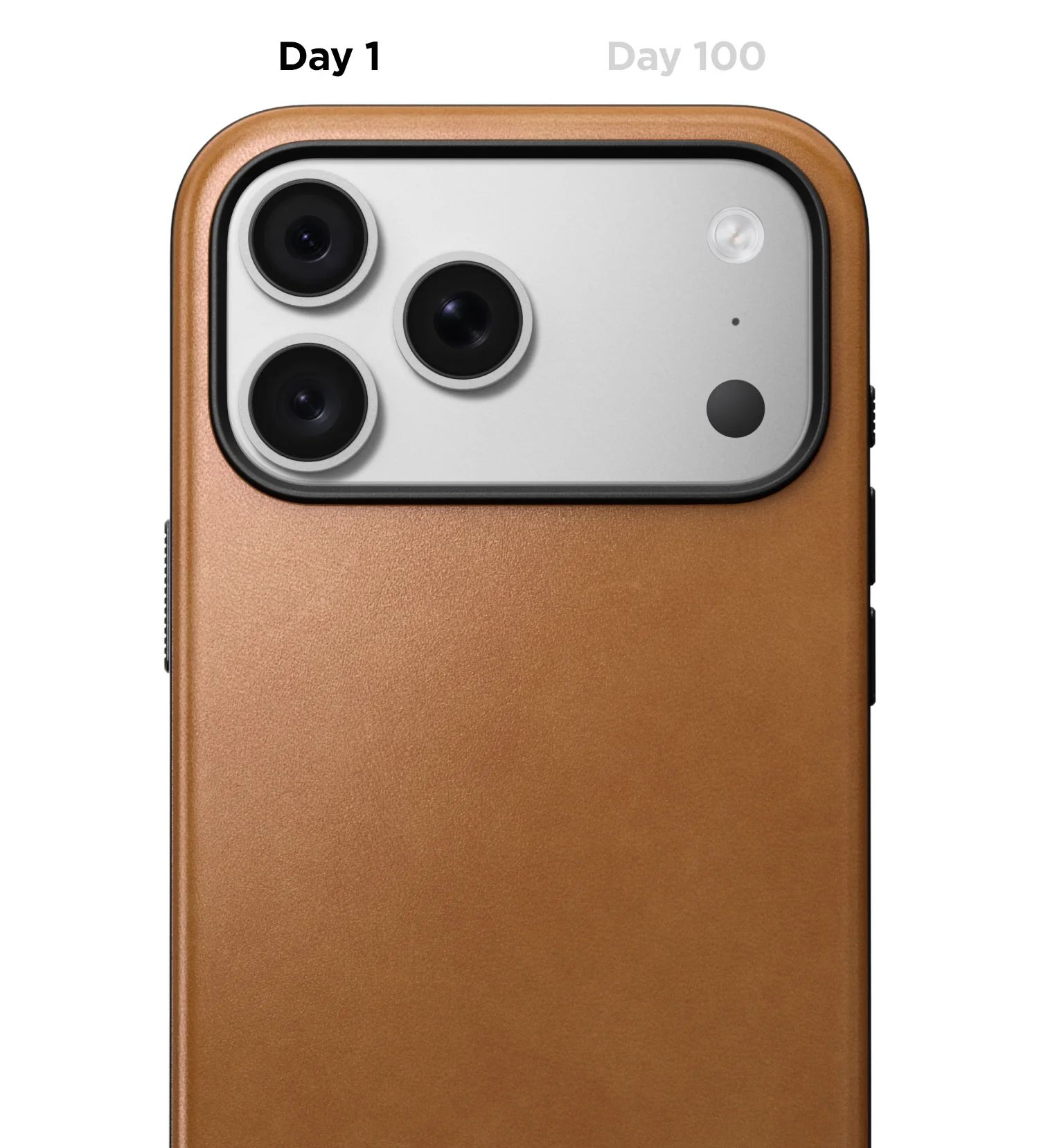 Шкіряний чохол Nomad Modern Camino English Tan у перший день використання