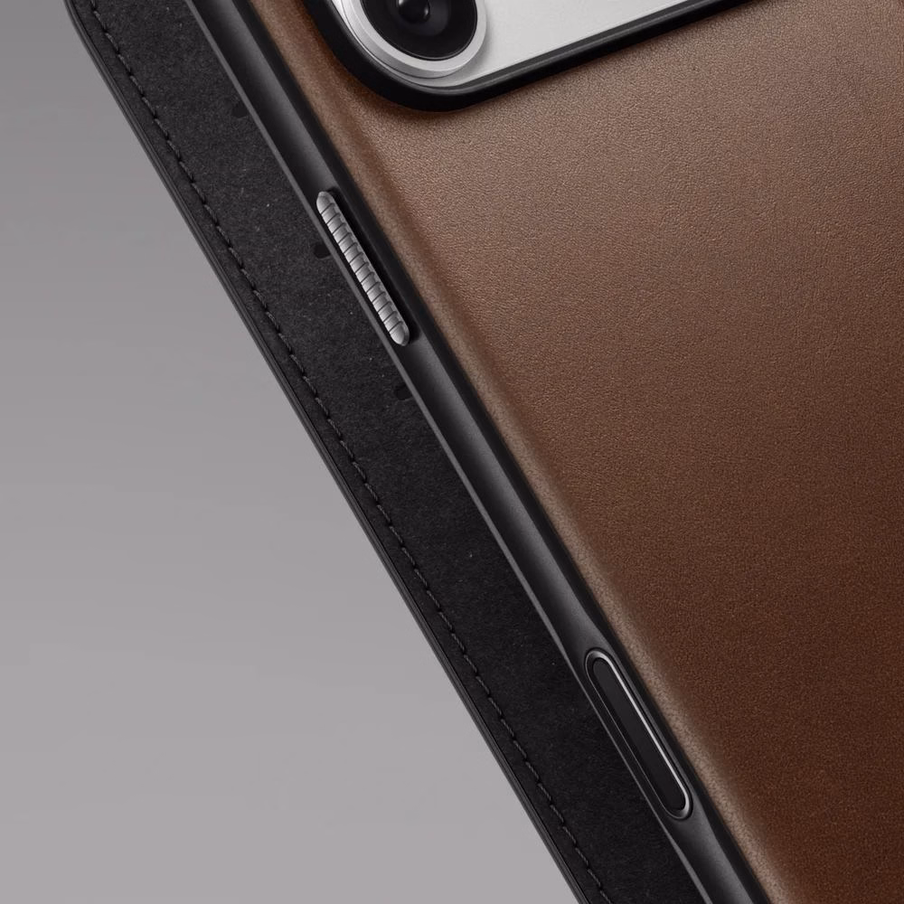 Ближній ракурс на кнопки чохла Nomad Modern Folio Camino