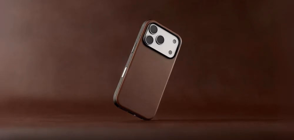 Шкіряний чохол Nomad Modern Horween Rustic Brown у повний зріст