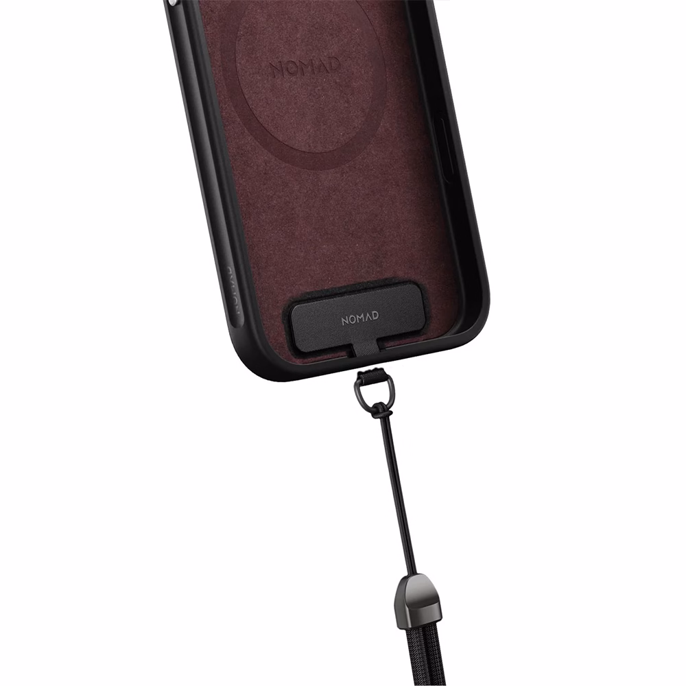Внутренняя часть чехла Nomad Sport Rosewood с микрофиброй и креплением для шнурка