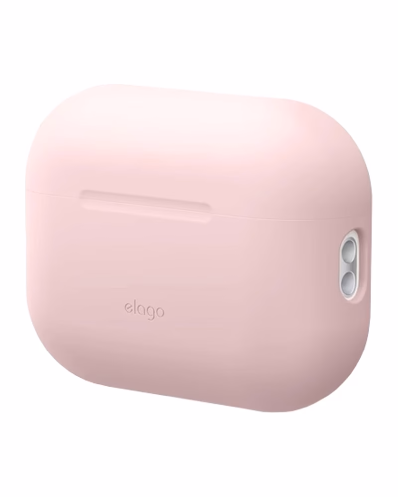 Чехол Elago Silicone Basic Case with Nylon Lanyard Light Pink для Airpods Pro 2nd Gen