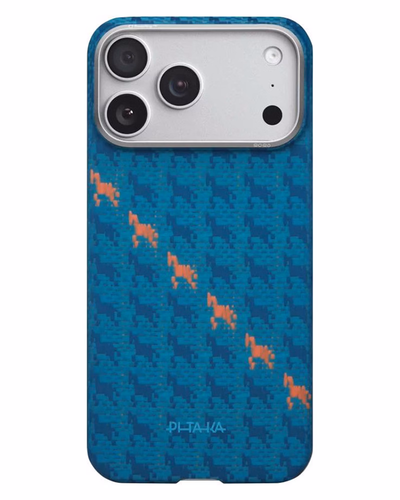 Чохол Pitaka Ultra-Slim Happiness Rides PitaTap для iPhone 17 Pro Indigo