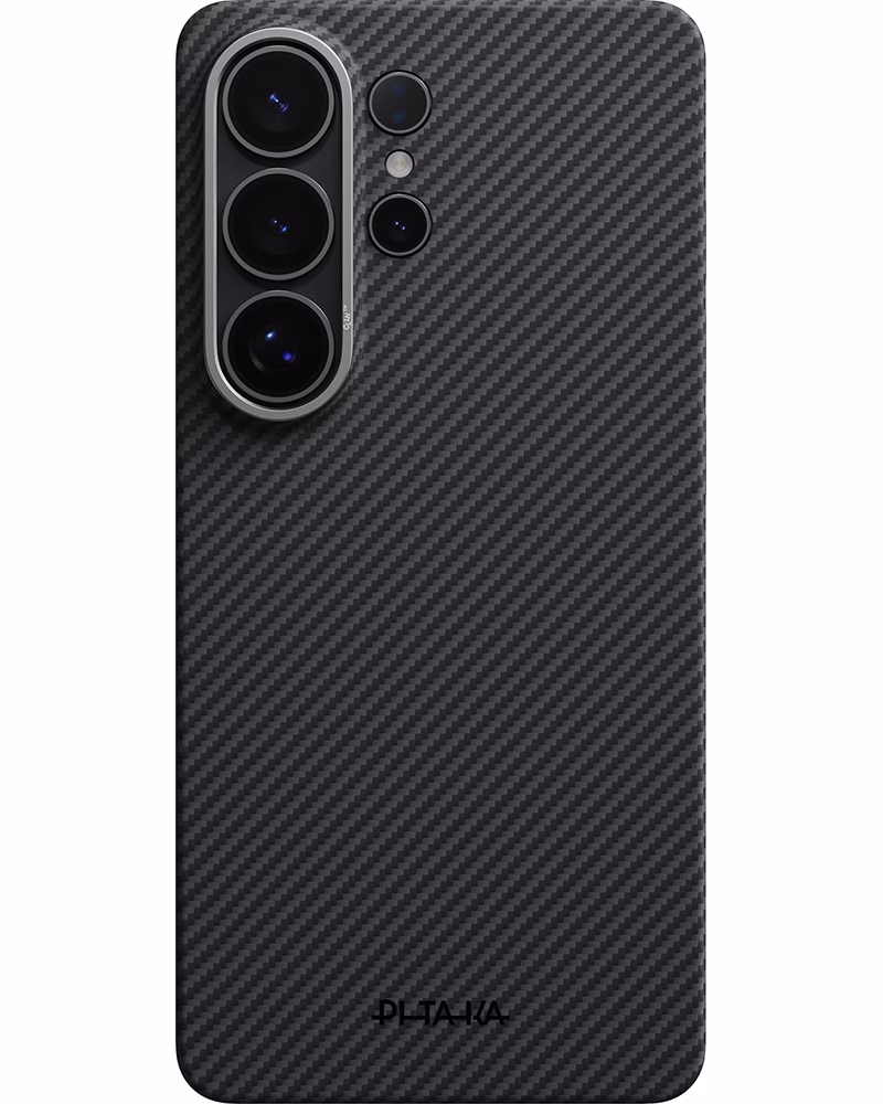 Чохол Pitaka Edge Classic Twill 600D для Samsung Galaxy S26 Ultra Black/Grey