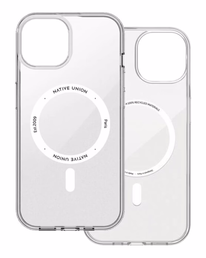 Чехол-накладка Native Union (RE) Clic Case Clear для iPhone 15