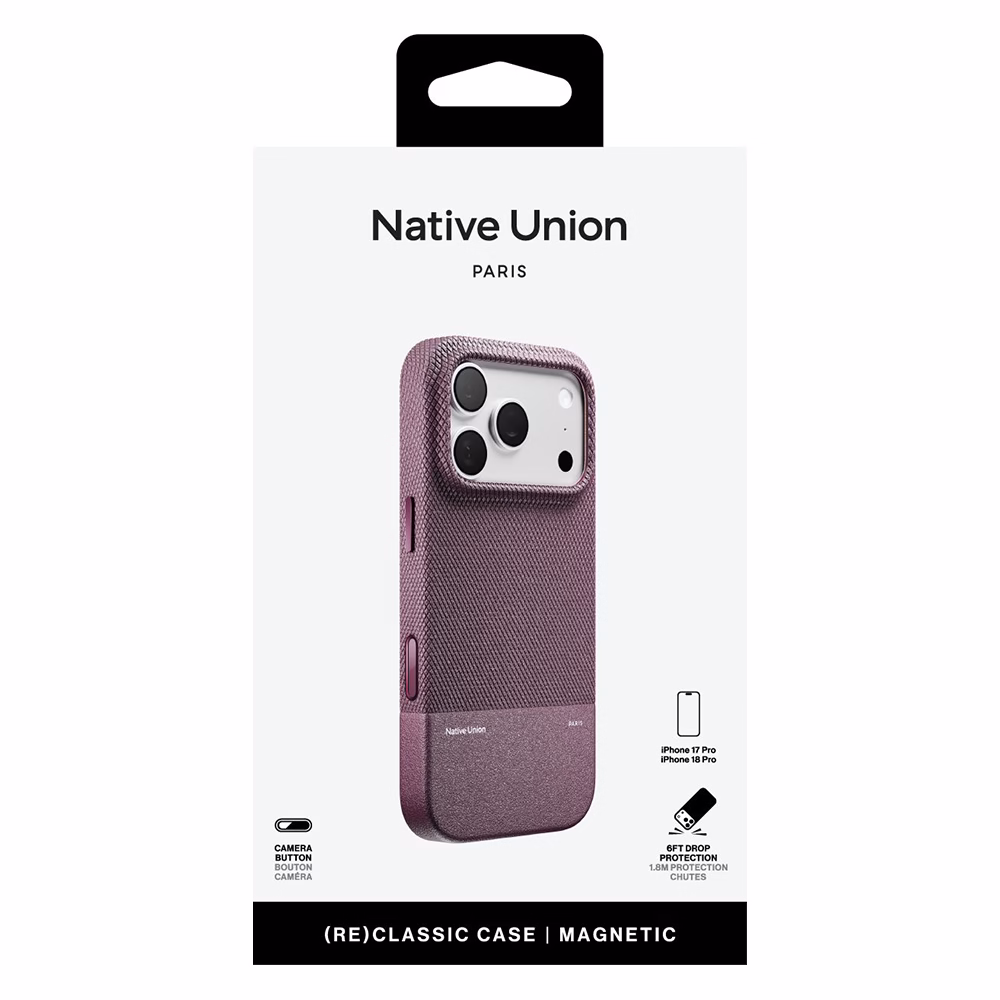 Коробка чехла Native Union (Re)Classic Burgundy