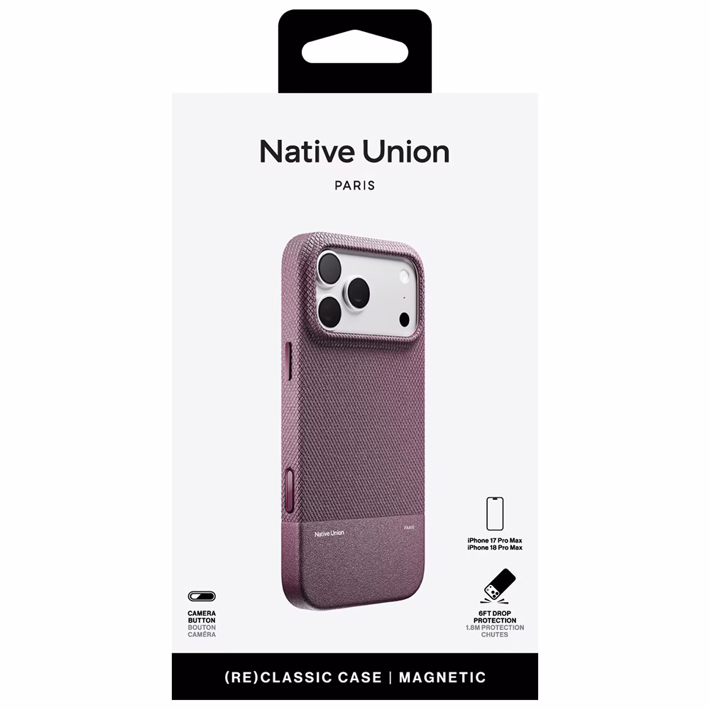 Коробка чехла Native Union (Re)Classic Burgundy