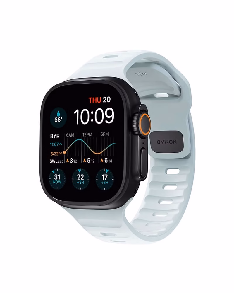 Ремінець Nomad Sport Band Icy Blue Glow 46mm/49mm (NM01123385)