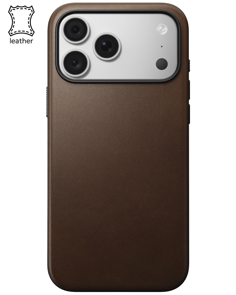 Шкіряний чохол Nomad Modern Camino для iPhone 18 Pro Max/17 Pro Max Brown - 3 - 1