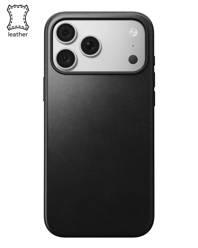 Кожаный чехол Nomad Modern Horween для iPhone 18 Pro/17 Pro Black - 3 - 1