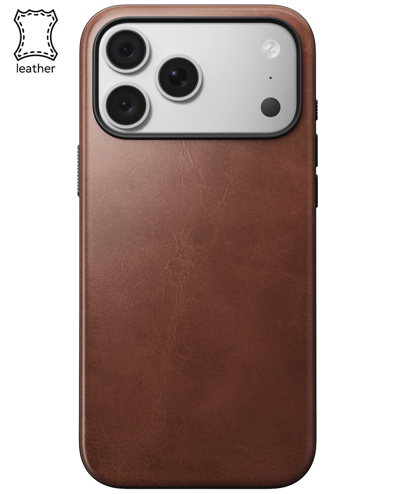 Кожаный чехол Nomad Modern Horween для iPhone 18 Pro Max/17 Pro Max Olde Dublin - 3 - 1