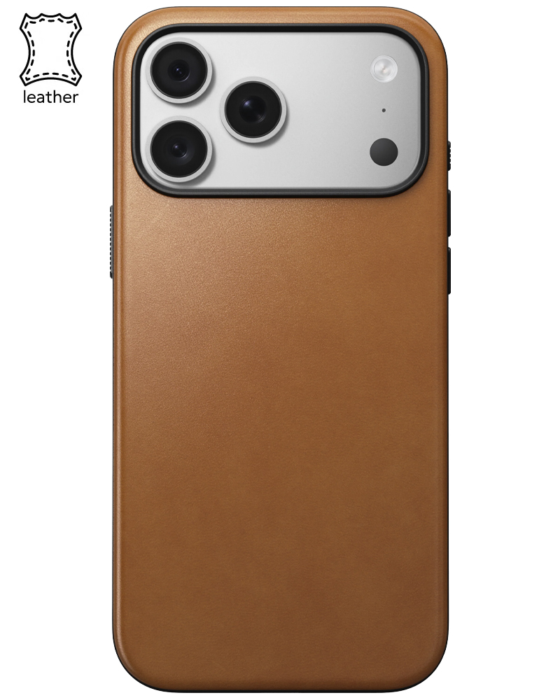 Кожаный чехол Nomad Modern Horween для iPhone 18 Pro Max/17 Pro Max Saddle - 3 - 1