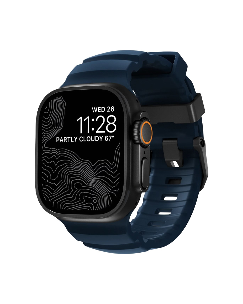Nomad Rocky Point Band Black Titanium Hardware Atlantic 46mm/49mm