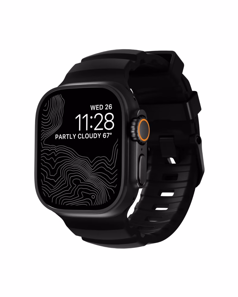 Ремінець Nomad Rocky Point Band Carbon Black для Apple Watch 46mm/49mm