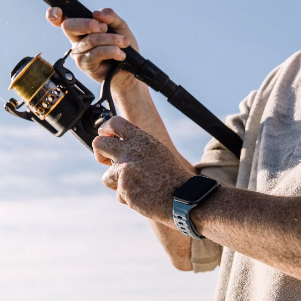 Водостойкий ремешок Nomad Sport Band Marine Blue для Apple Watch