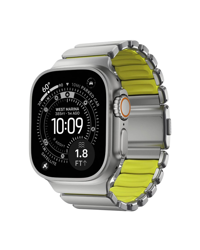 Ремешок Nomad Stratos для Apple Watch 49/46/45/44mm Natural Hardware Volt