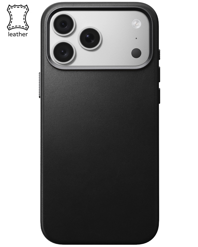 Шкіряний чохол Nomad Traditional Camino для iPhone 18 Pro Max/17 Pro Max Black - 3 - 1