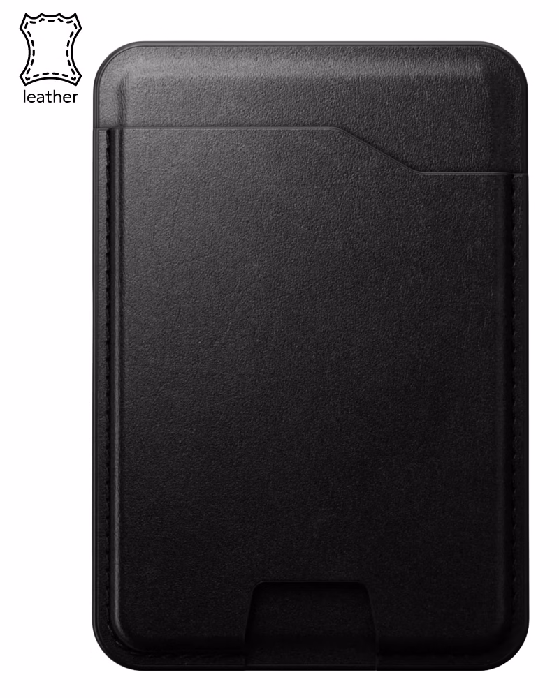Шкіряний гаманець Nomad Mag з Find My Horween Tracking Black - 1 - 0