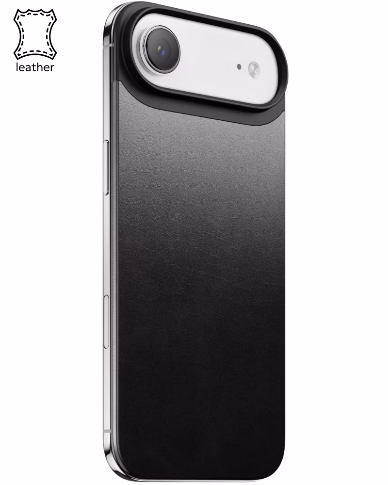 Кожаный чехол Nomad Magnetic Horween Black для iPhone Air