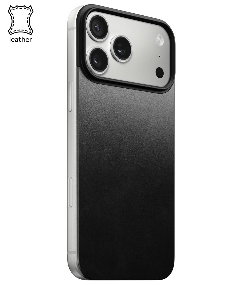 Шкіряний чохол Nomad Magnetic Horween Black для iPhone 17 Pro Max - 3 - 1