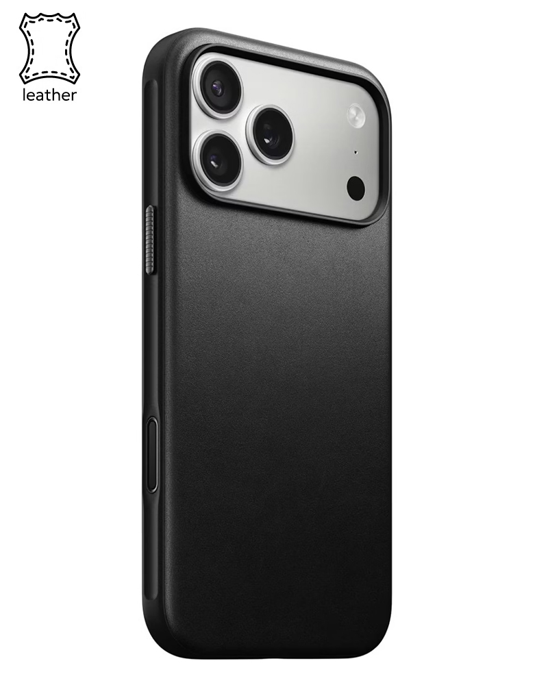 Шкіряний чохол Nomad Modern Black для iPhone 17 Pro - 3 - 1
