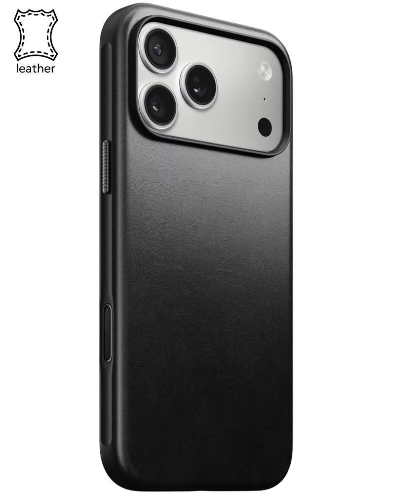 Шкіряний чохол Nomad Modern Horween Black для iPhone 17 Pro Max - 3 - 1