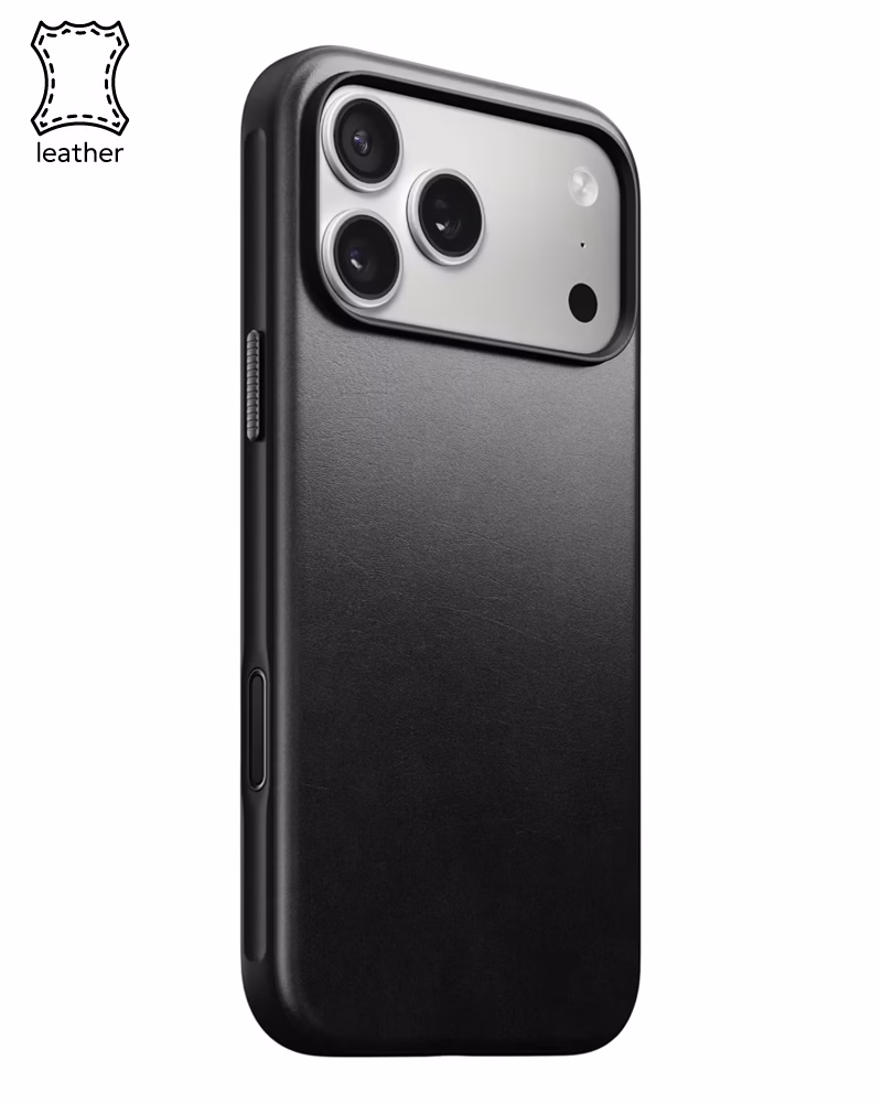 Шкіряний чохол Nomad Modern Horween Black для iPhone 17 Pro