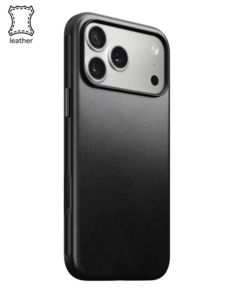 Кожаный чехол Nomad Modern Horween Black для iPhone 17 Pro - 3 - 1