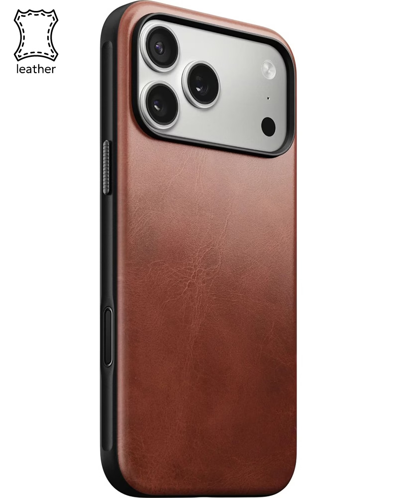 Шкіряний чохол Nomad Modern Horween Olde Dublin для iPhone 17 Pro - 3 - 1