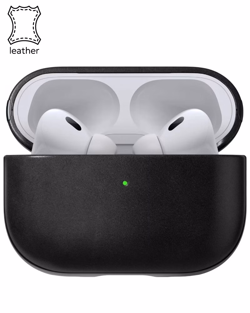 Чехол Nomad Modern Leather Black Horween для Airpods Pro 2nd Gen (NM01996385)