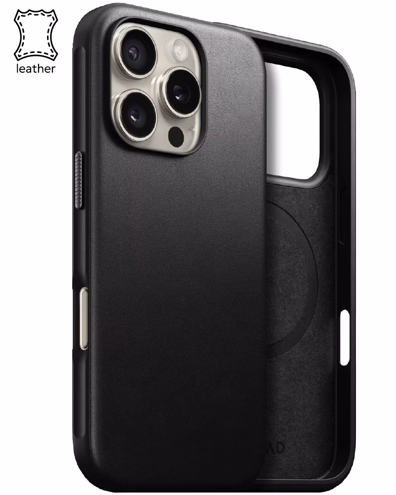 Чехол Nomad Modern Leather Case Back for iPhone 16 Pro Max (NM01693185)