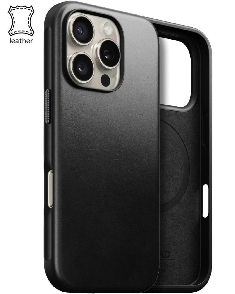 Nomad Modern Leather Case Back Horween for iPhone 16 Pro Max - 3 - 1