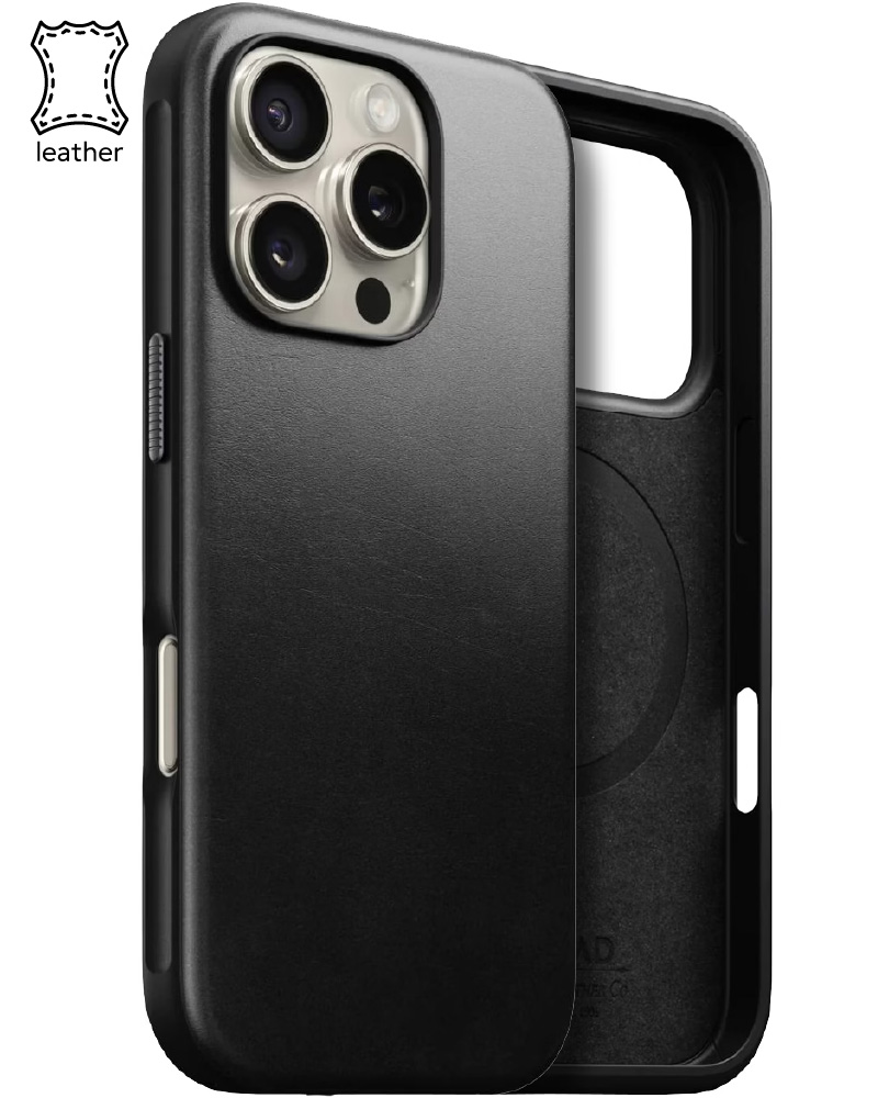 Чехол Nomad Modern Leather Case Back Horween for iPhone 16 Pro (NM01694885) - 3 - 1