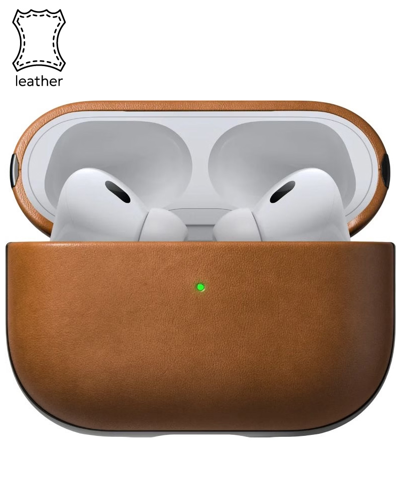 Чехол Nomad Modern Leather English Tan для Airpods Pro 2nd Gen (NM01999485)