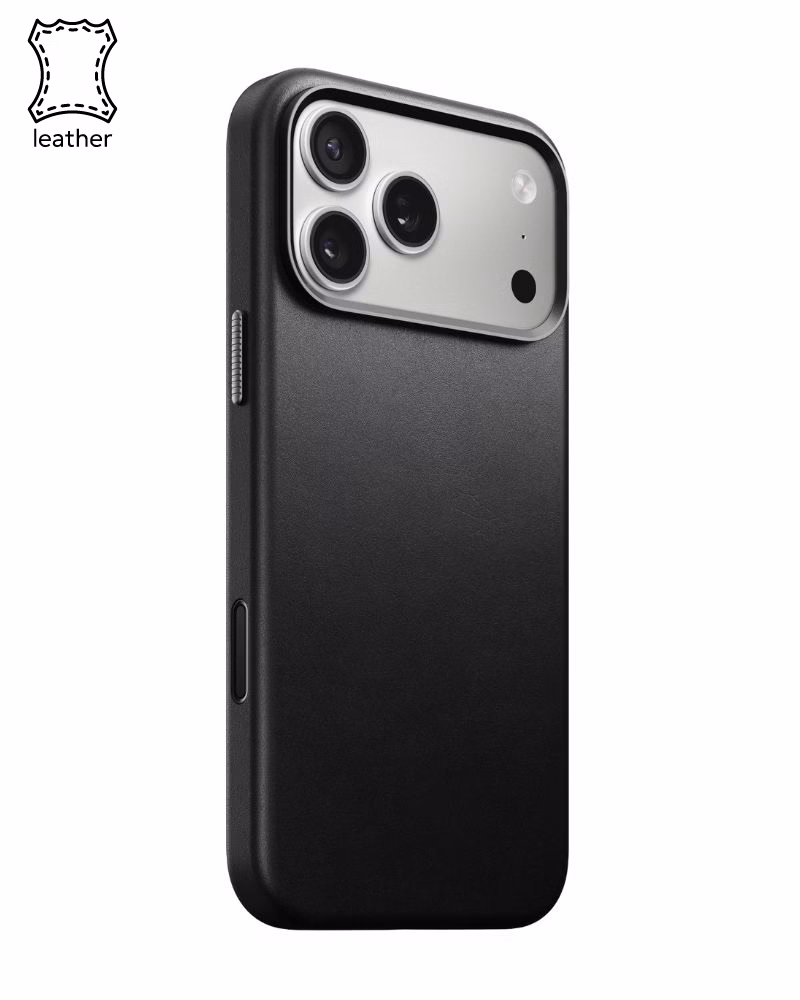 Кожаный чехол Nomad Traditional Black для iPhone 17 Pro