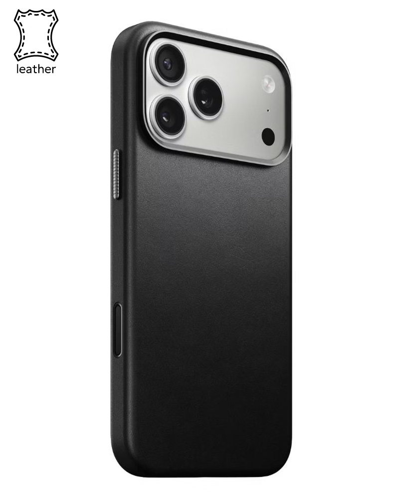 Шкіряний чохол Nomad Traditional Black для iPhone 17 Pro - 3 - 1