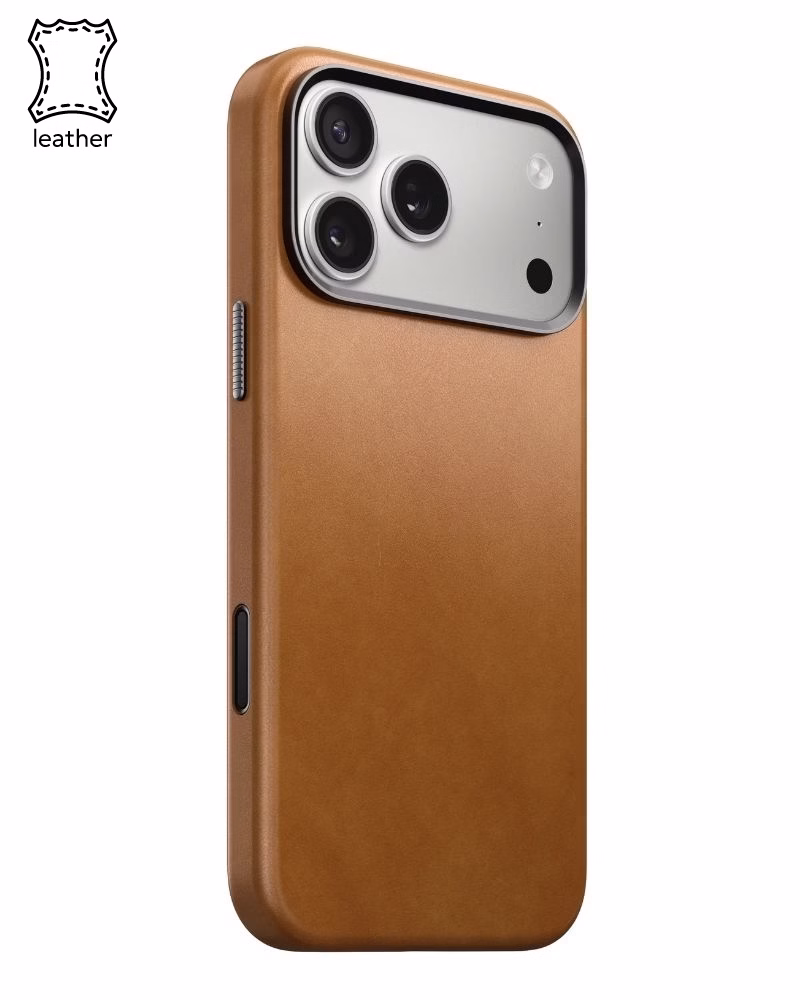 Кожаный чехол Nomad Traditional English Tan для iPhone 17 Pro Max